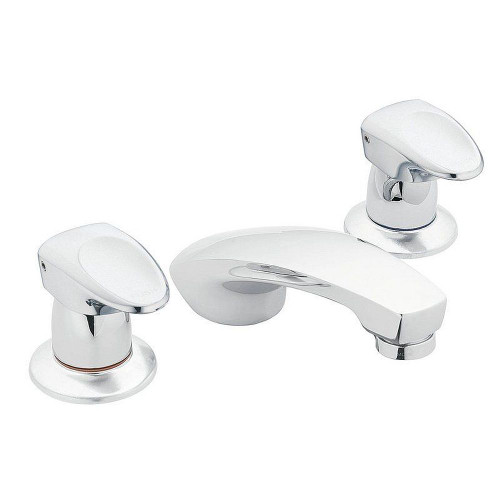 Moen 8889 Double Handle Widespread Bathroom Faucet in Chrome