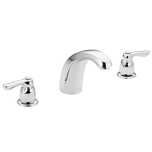 Moen 8924 Double Handle Widespread Bathroom Faucet in Chrome
