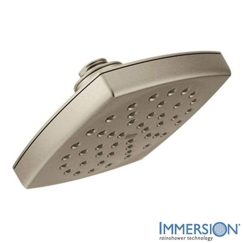 6in Single Function Shower Head in Brushed Nickel