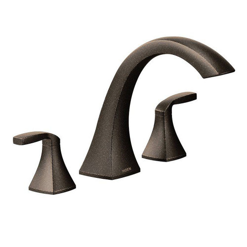 Moen T693ORB Deck Mounted Tub Filler in Oil Rubbed Bronze