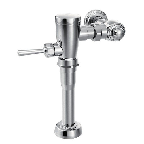 1 GPF Urinal Flushometer with 1-1/4in Top Spud in Chrome