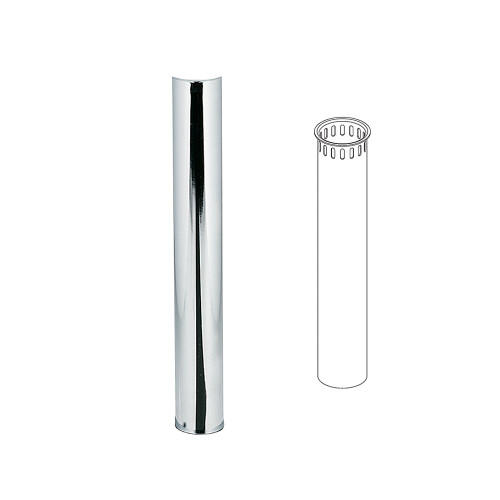 24in X 3/4in Urinal Tailpiece Tube Extension in Chrome