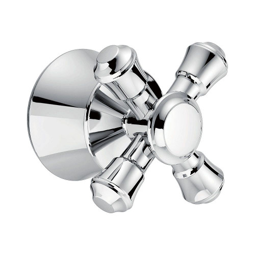 Single Cross Bath Handle Kit in Polished Chrome
