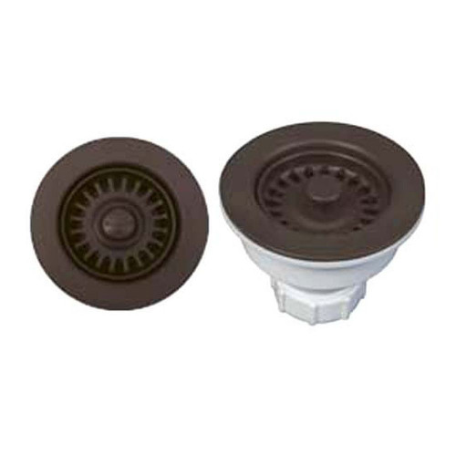 4-1/2-in Diameter Fixed Post Sink Strainer in Cafe Brown