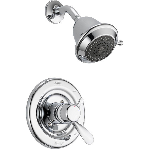 Delta T17230 Dual Function Pressure Balanced Shower Trim with Integrated Shower Trim Less Rough-in in Polished Chrome