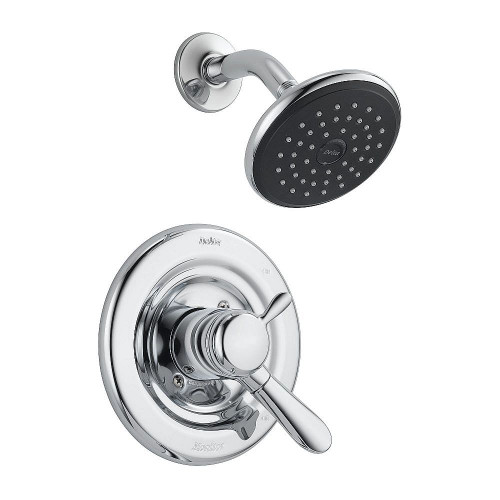 Delta T17238 Dual Function Pressure Balanced Shower Trim with Integrated Shower Trim Less Rough-in in Polished Chrome