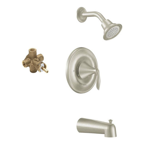Moen KTSEV-P-T2133BN Showerhead and 7-Inch Spout in Brushed Nickel