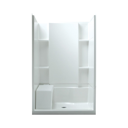 Sterling 72280106-0 Alcove Shower Kit 36-in L x 48-in W x 74.75-in H in White