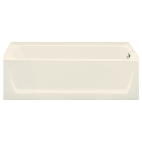 Sterling 71121120-LNR-96 60-in L x 32-in W Rectangular Skirted Bathtub with Right-Hand Drain in Biscuit