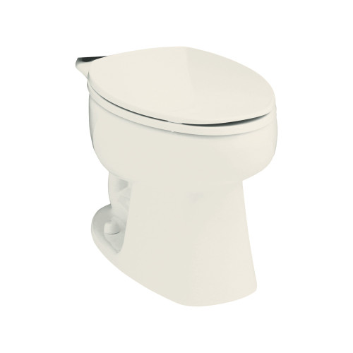 Standard Height 10-in Rough-In Elongated Toilet Bowl in Biscuit