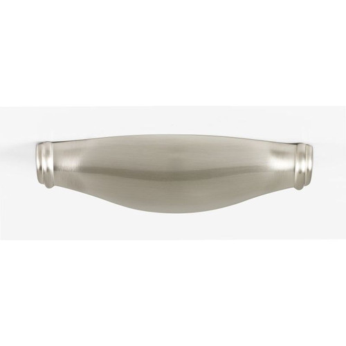 Alno Charlie's Collection A626-4-SN Cup Pull Transitional in Satin Nickel