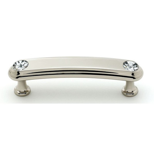 Alno Crystal C211-3-PN Pull Traditional in Polished Nickel