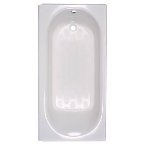 American Standard 2390202.020 Princeton 60 x 30-in Integral Apron Bathtub with Left Hand Outlet, White