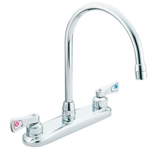 Moen 8287 Double Handle Kitchen Faucet in Chrome