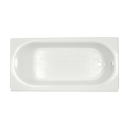 American Standard 2391.202.020 Americast Bath 60-in x 30-in with Intergral Apron, Right Hand Outlet, and Tiling Flange