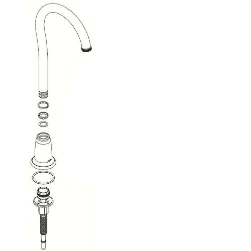 Moen 123247SRS Spout Kit in Spot Resist Stainless