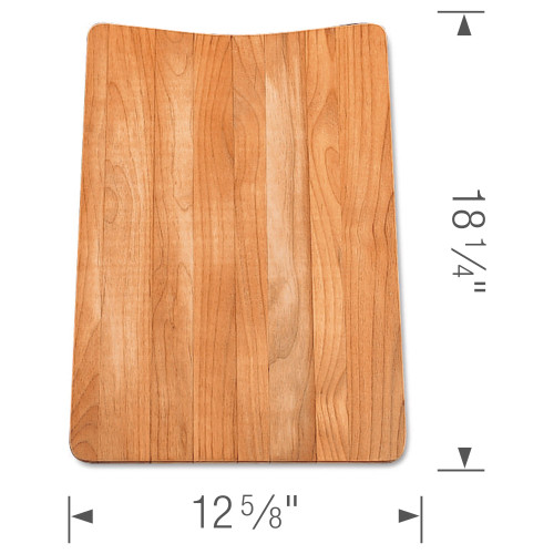 18-1/4-in L x 12-5/8-in W Wood Cutting Board in Brown