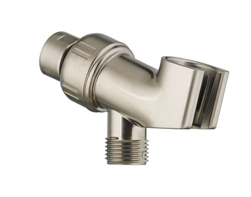 Angle Adjustable Shower Arm Bracket in Satin