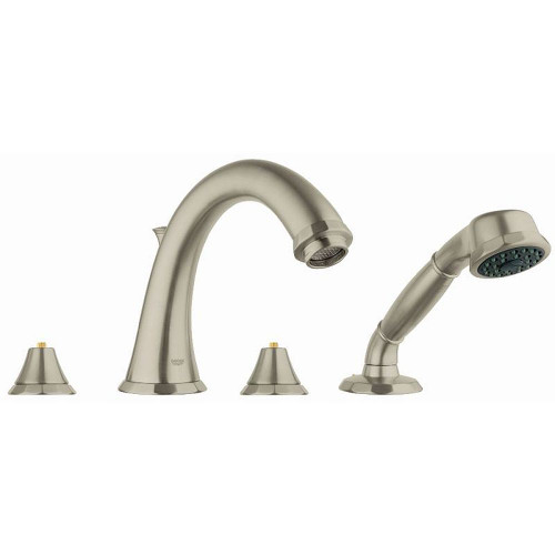 Grohe 25073EN0 4-Hole Bath Combination in Brushed Nickel