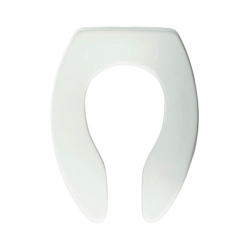 Church Commercial 9500CT 000 Plastic Elongated Toilet Seat in White