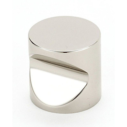 Alno Contemporary I A823-1-PN Knob Modern 1-in in Polished Nickel
