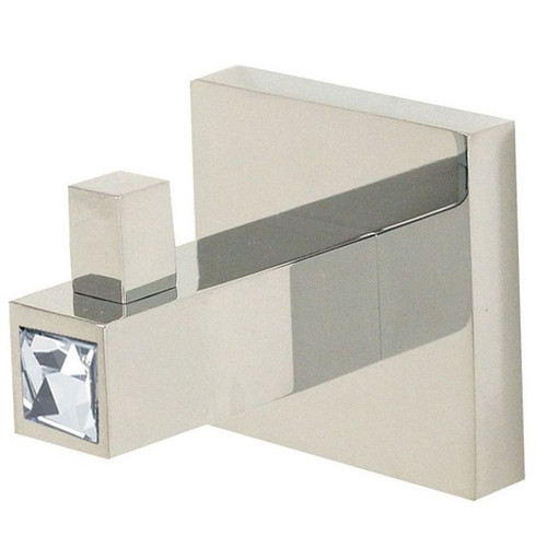 Modern Robe Hook in Polished Chrome