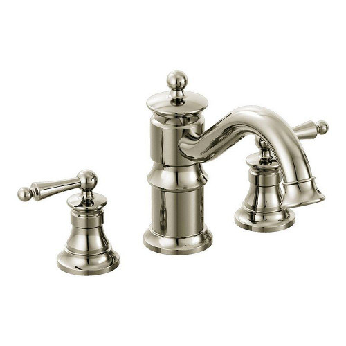 Moen TS214NL Deck Mounted Tub Filler in Nickel