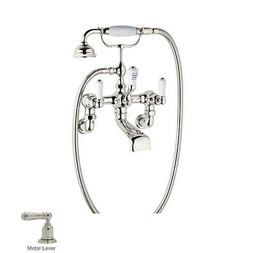Rohl U.3510L/1-PN Wall Mount Exposed Tub Filler Faucet in Polished Nickel