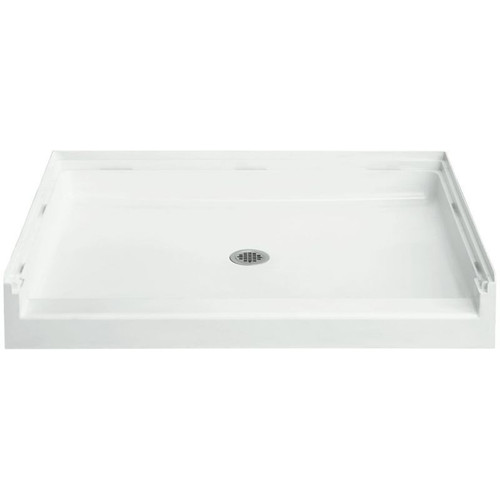 Sterling 72261100-0 Shower Base 36-in L x 48-in W with Center Drain in White