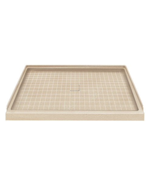 48 x 34 Solid Surface Shower Base in Matrix Khaki