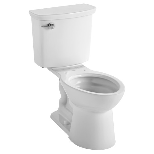 American Standard 238AA104.020 High Efficiency Right Height Elongated Toilet with Left Hand Trip Lever in White