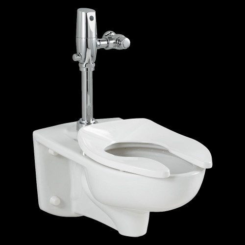 1.1 Gpf System with Everclean & Selectronic Battery-Powered Flush Valve, in White