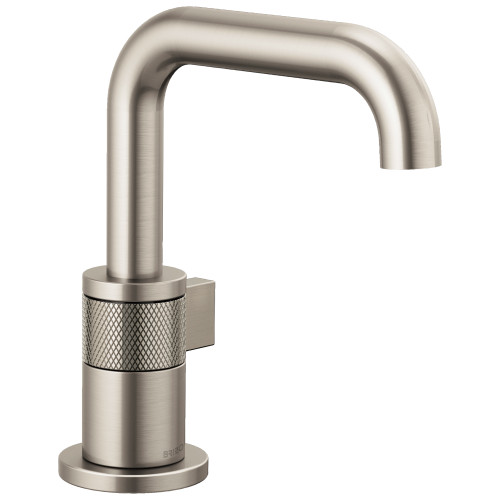Brizo 65035LF-NK-ECO Litze Single Handle Single Hole Lavatory Faucet in Luxe Nickel Finish, 1.2gpm Flow Rate