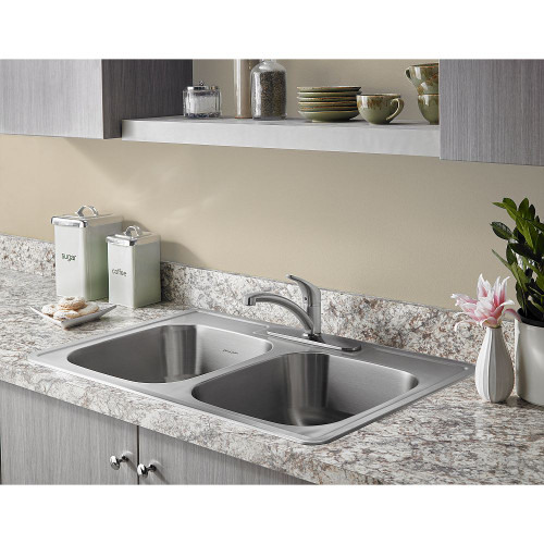 Colony Pro 1-Handle Kitchen Faucet in Stainless Steel