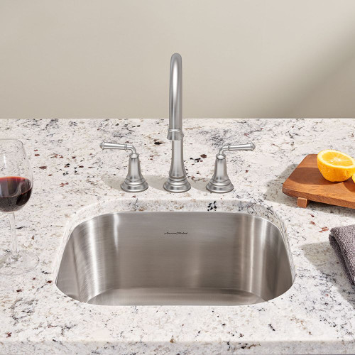 17.81" Single Basin Kitchen Sink for Undermount Installations with Drain in Stainless Steel
