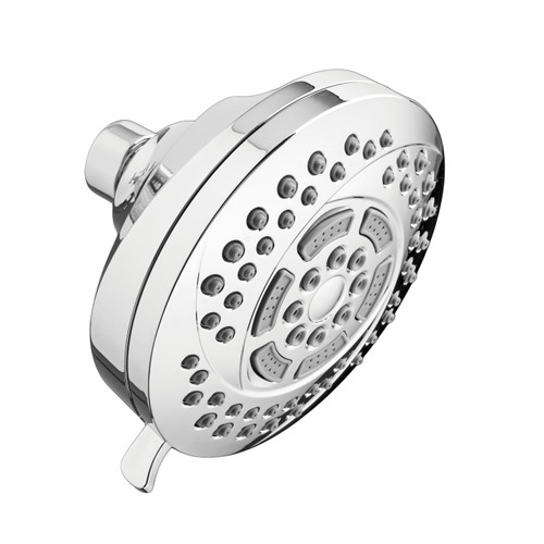 HydroFocus 6-Function Shower Head in Polished Chrome