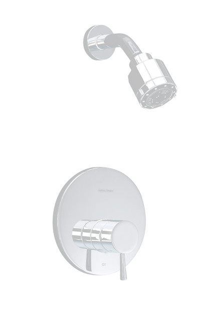 Bath and Shower Trim Kit with Decal Ring and Less Showerhead