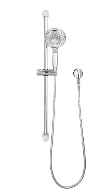 2.5 GPM Handheld Shower Slide Bar Kit in Polished Chrome