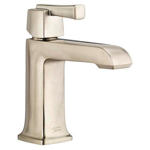 Single Hole Bathroom Faucet with Speed Connect Technology Drain in Brushed Nickel