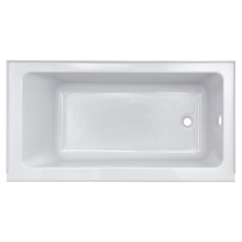 60-in. x 30-in. Integral Apron Bathtub with Left Hand Drain in Arctic