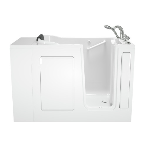 American Standard 2848.109.ARW 28-in. x 48-in. Walk-in Air Spa Bathtub with Right-Hand Drain and Tub Faucet in White