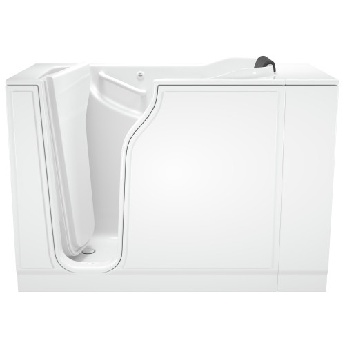 30-in. x 52-in. Walk-In Whirlpool Massage Bathtub with Left-Hand Drain in White