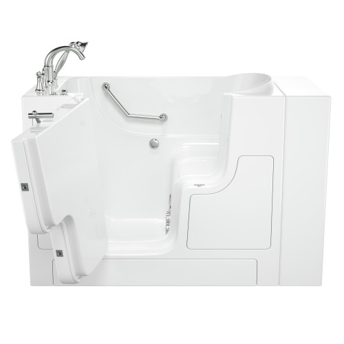 American Standard SS9OD5230LJ-WH-PC 30-in. x 52-in. Outward Opening Door Walk-In Jet Massage Bathtub with Tub Faucet in White