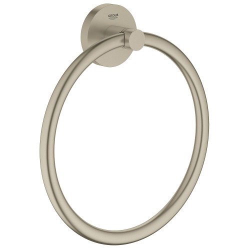 Grohe 40365EN1 Essentials Towel Ring in Brushed Nickel