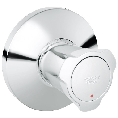 Grohe 19807001 Costa L Volume Control Valve Trim with Red Marking in StarLight Chrome