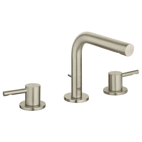 Grohe 20297ENA Essence 8" Widespread Two-Handle M-Size Bathroom Faucet in Brushed Nickel