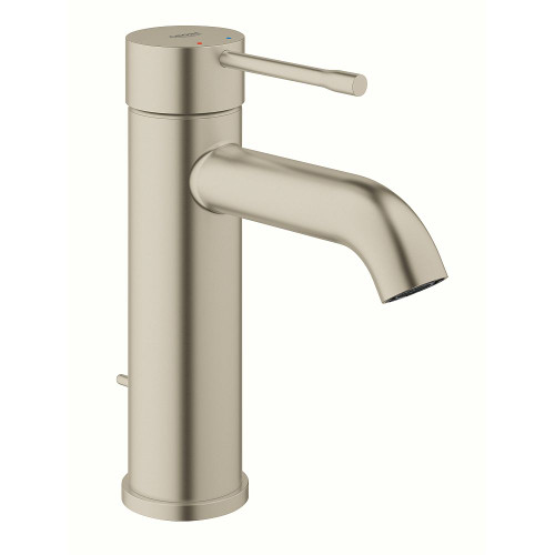 Grohe 23592ENA Essence Single-Hole Single-Handle S-Size Bathroom Faucet in Brushed Nickel