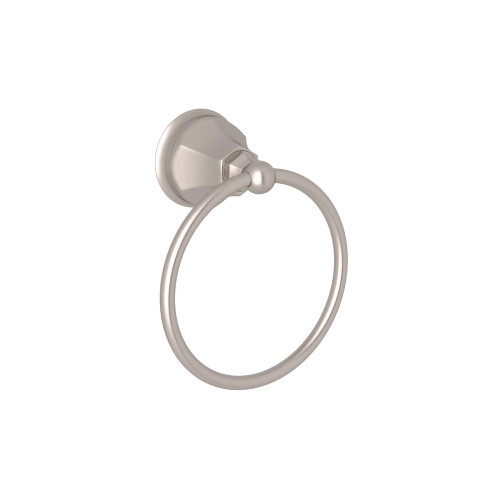 6-in Towel Ring in Satin Nickel