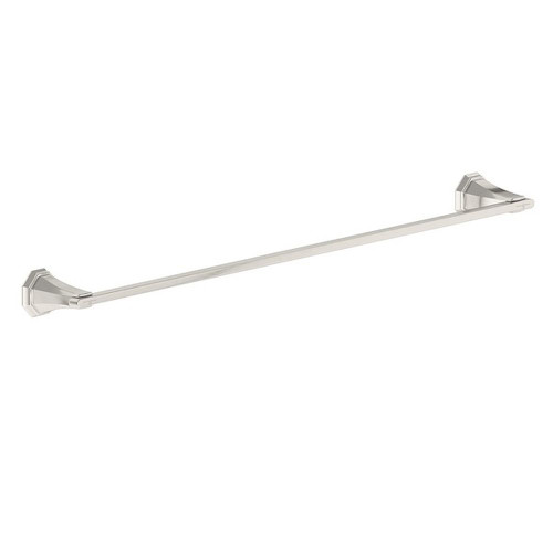 Rohl U.6142STN 30-in Wall Mount Single Towel Bar in Satin Nickel