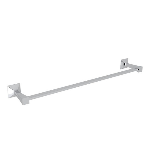18-in Wall Mount Single Towel Bar in Polished Chrome